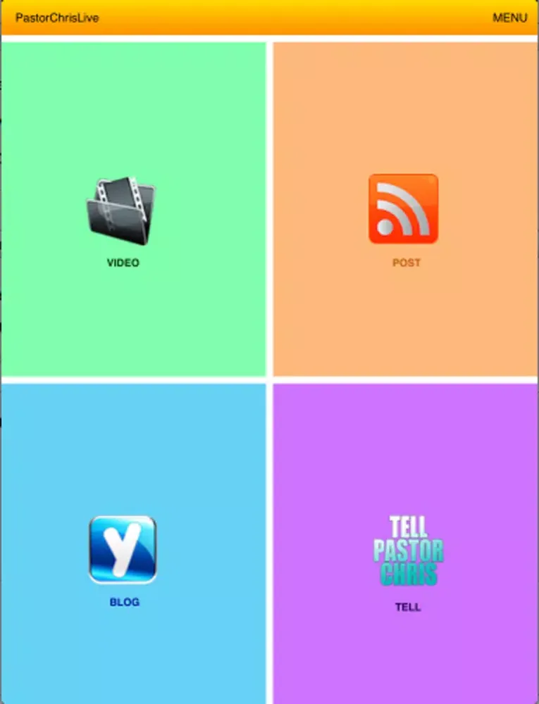 PastorChrisLive iPad  Screenshots