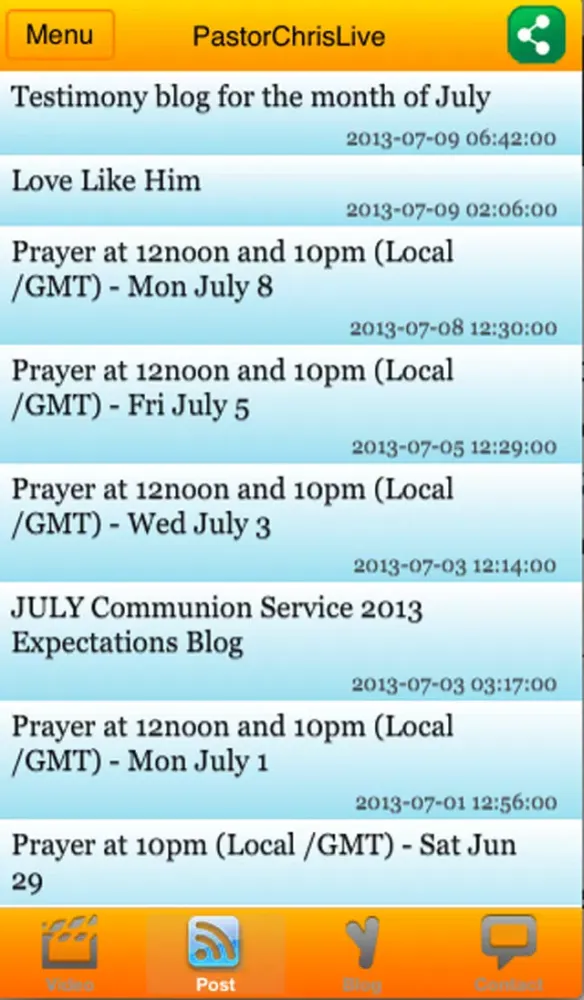 PastorChrisLive Screenshots