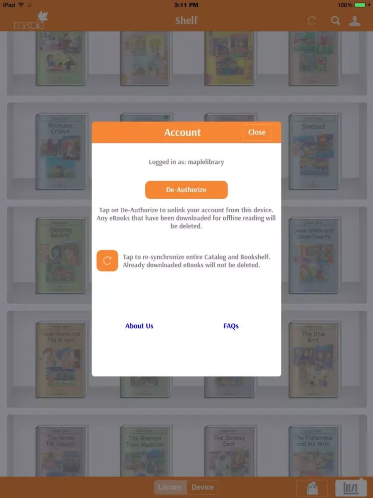 صور Maple Library - India’s premier online library for children iPad 