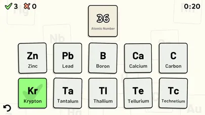 Periodic Table Quiz سکرین شاٹس