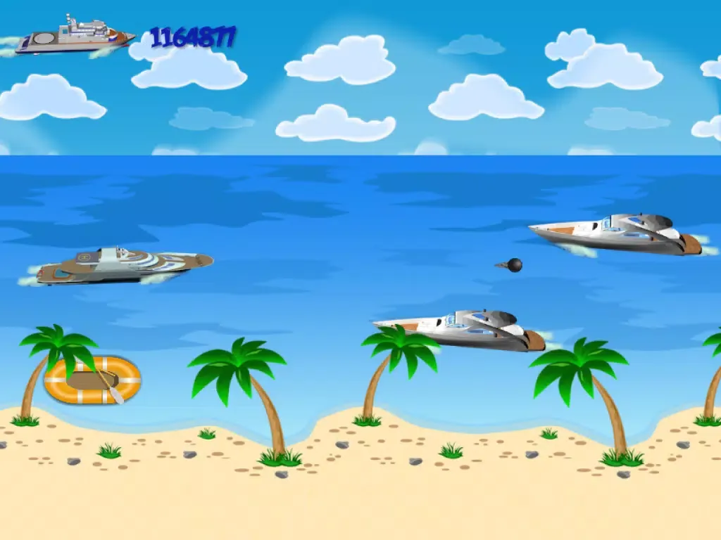 Rc Speed-Boat Extreme Battle Island Frenzy Game iPad  스크린샷