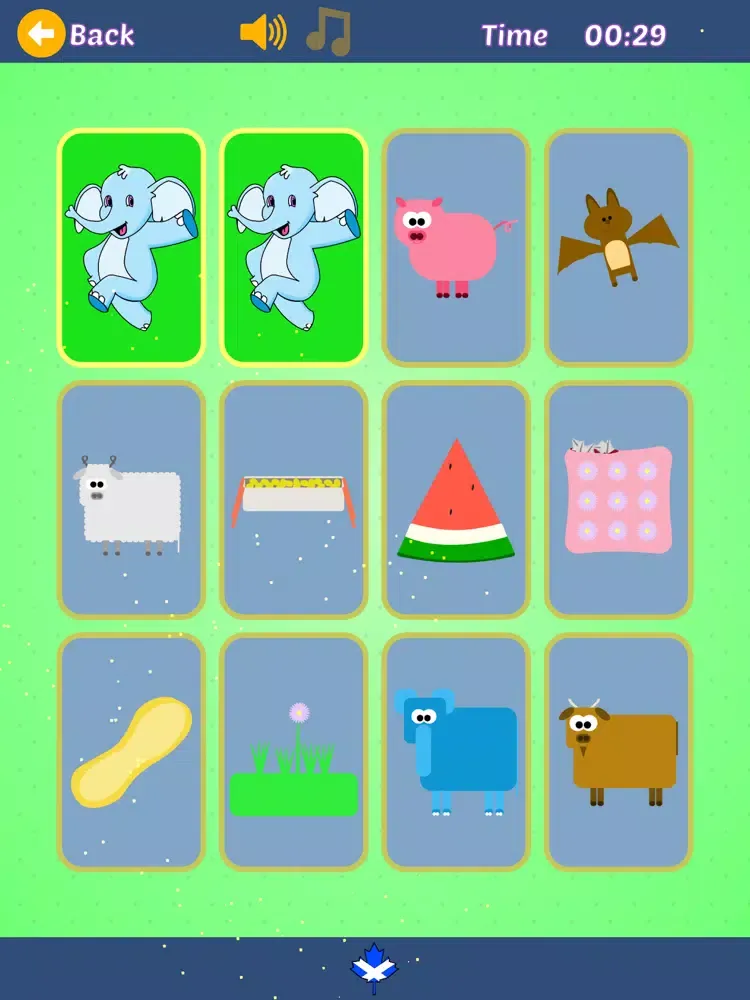 Capturas de tela do FunTime Brain Games iPad 