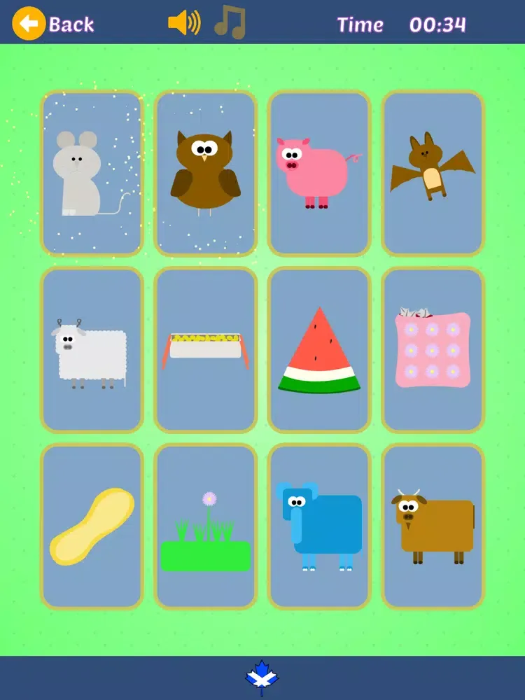 Capturas de tela do FunTime Brain Games iPad 