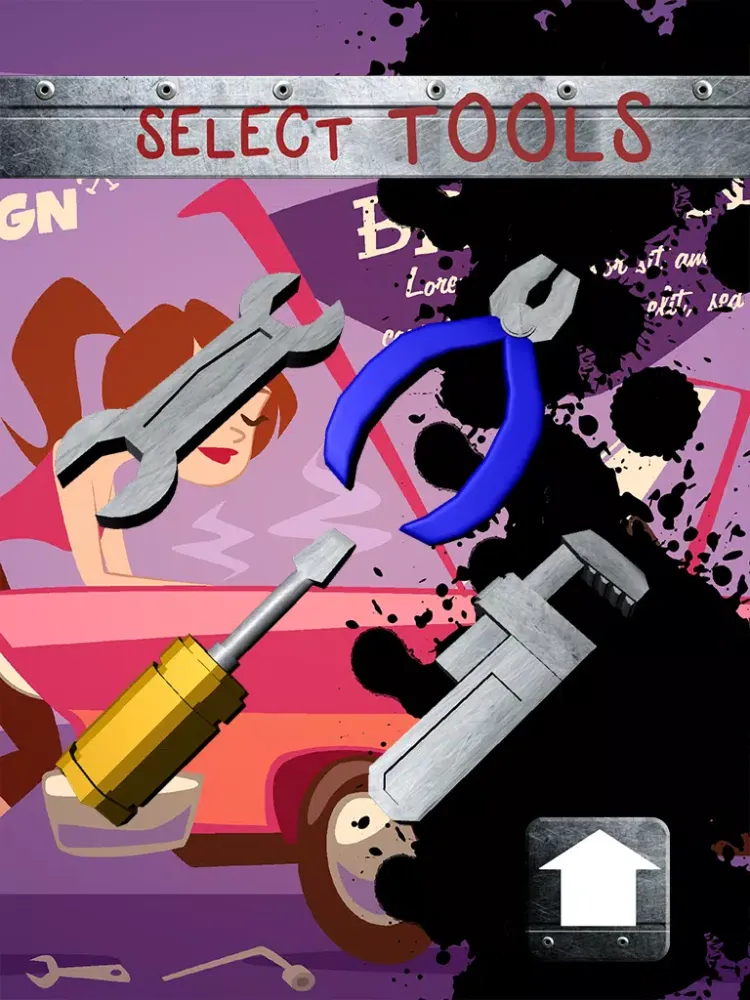Car Garage Tool Build Motor Repair Juggle Simulator Game iPad  স্ক্রিনশট