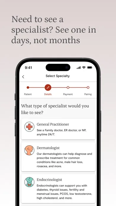 Tangkapan skrin Maple – Online Doctors 24/7