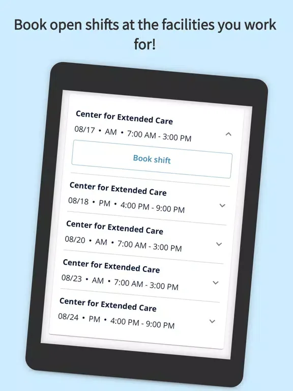 Tangkapan layar Maple - Worker App iPad 