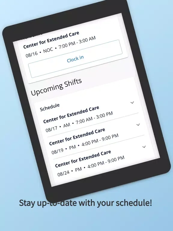Tangkapan layar Maple - Worker App iPad 
