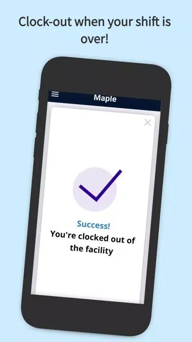 Tangkapan layar Maple - Worker App
