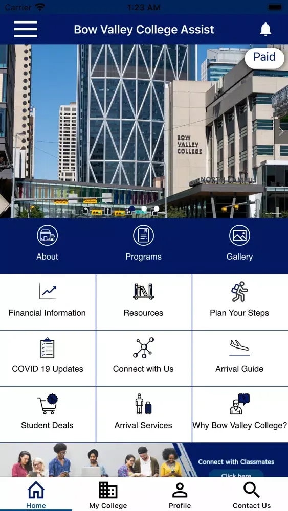 Bow Valley College Assist Screenshots