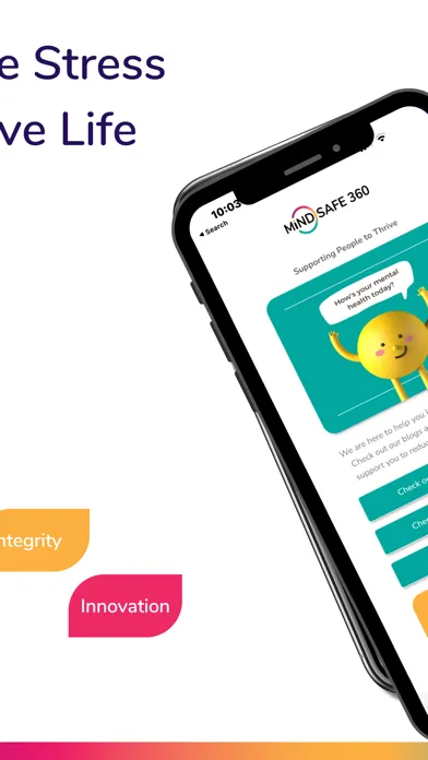 Zrzuty ekranu MindSafe 360 : Healthy Minds