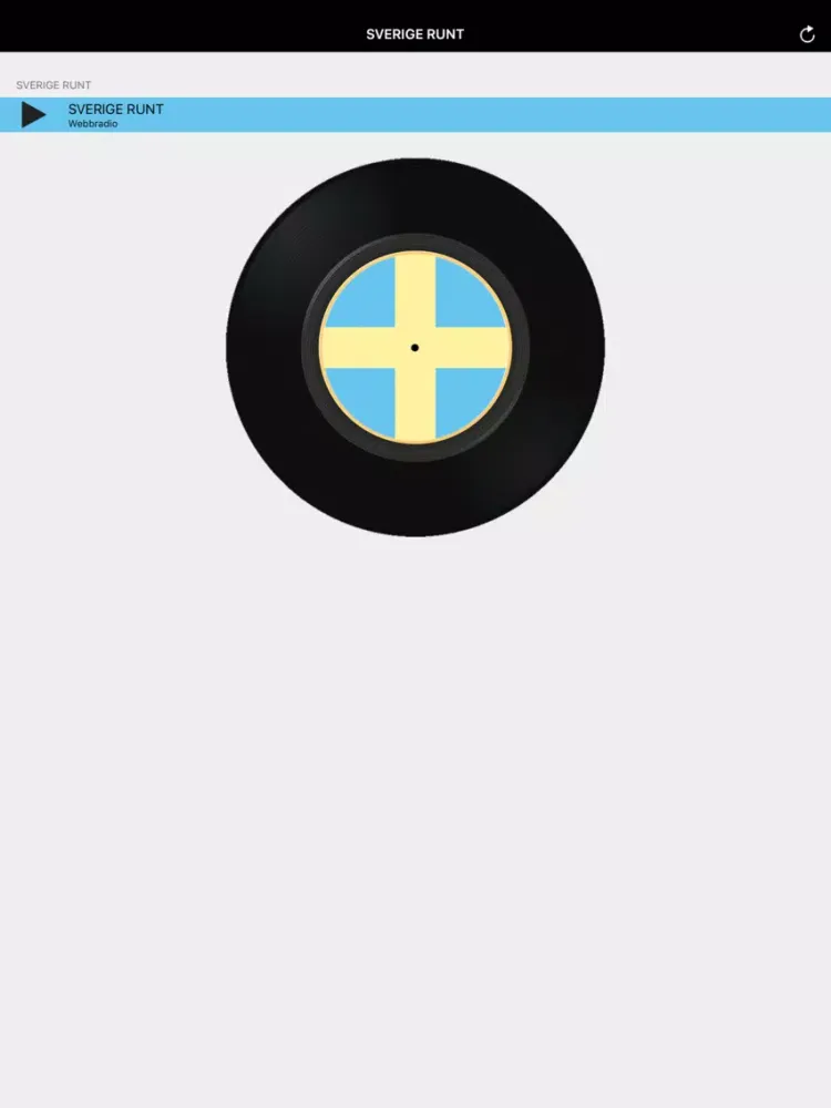SverigeRuntRadio iPad 应用截图