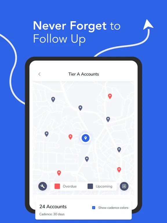 Tangkapan skrin Map My Customers Route Planner iPad 