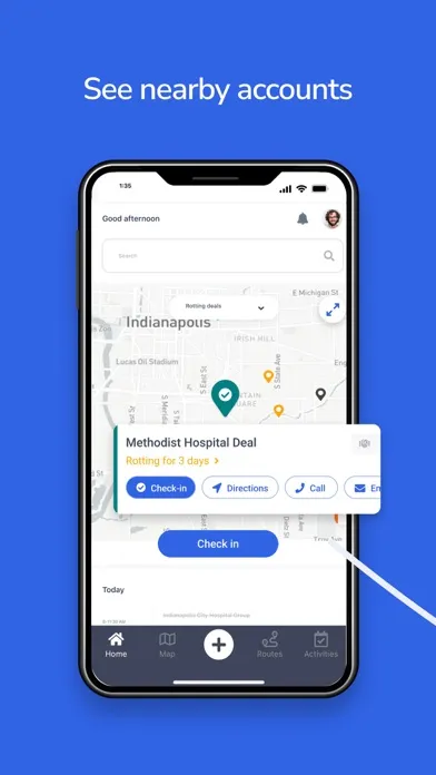 Tangkapan skrin Map My Customers Route Planner