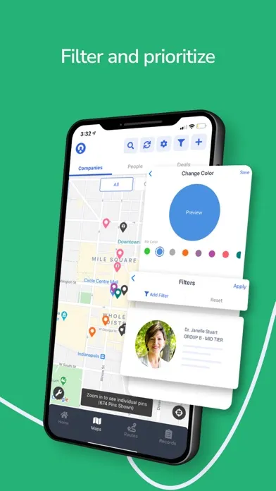 Tangkapan skrin Map My Customers Route Planner