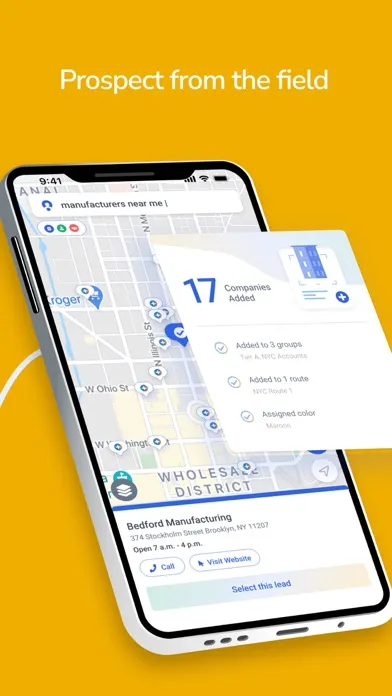 Tangkapan skrin Map My Customers Route Planner