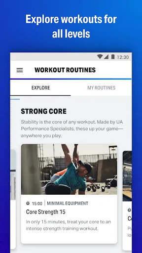 Capturas de pantalla de Map My Fitness Workout Trainer