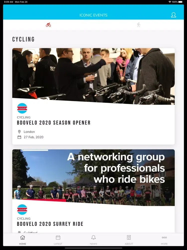 Iconic Events iPad  Screenshots