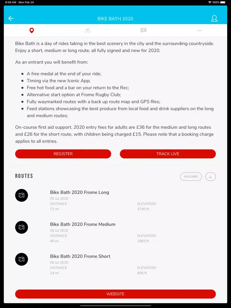 Iconic Events iPad  Screenshots