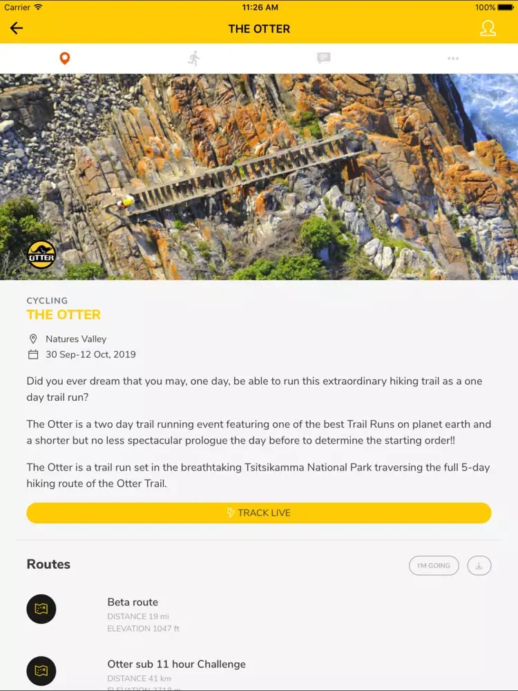 Ảnh chụp màn hình của Otter African Trail Run iPad 