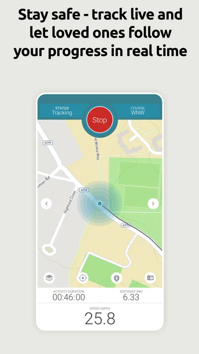 Map My Tracks: run tracker應用截圖