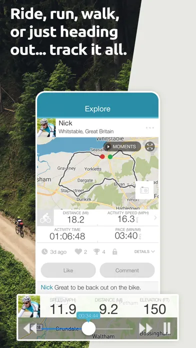 Map My Tracks: walking pro Screenshots