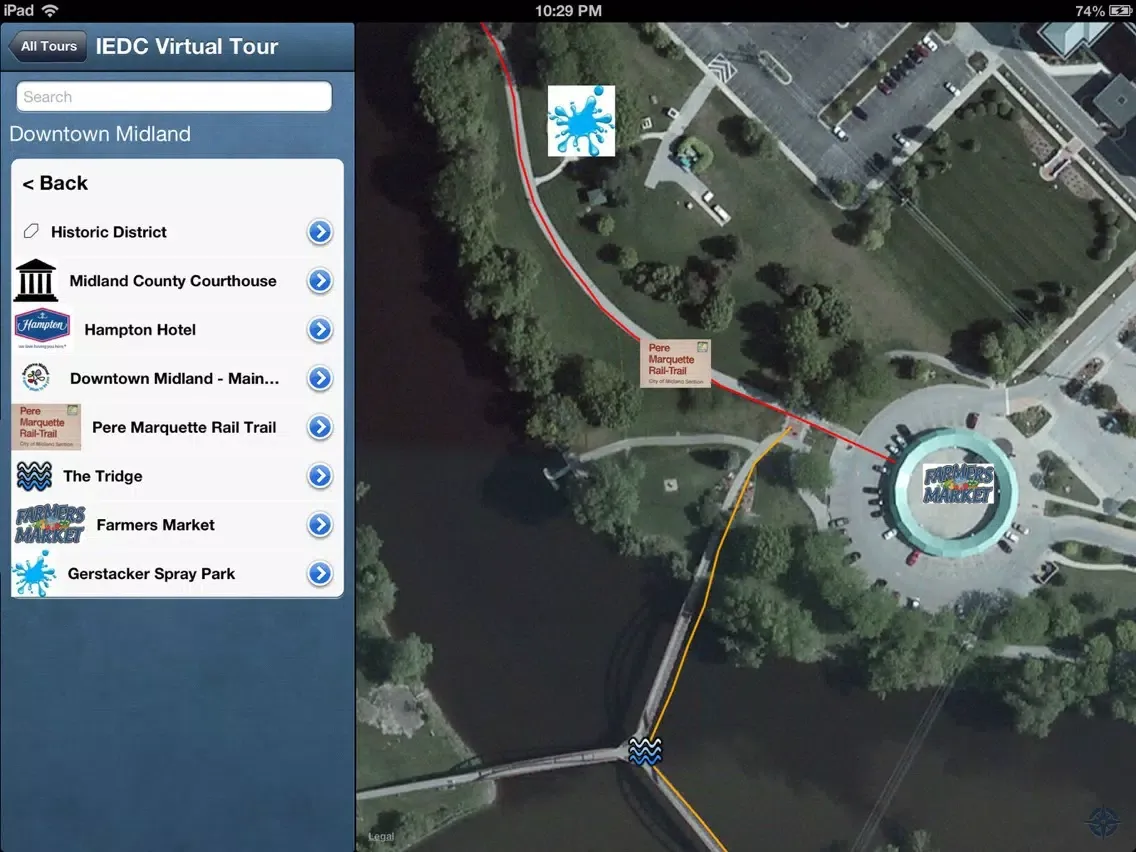 Map-N-Tour iPad  スクリーンショット