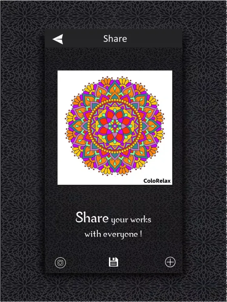 ColoRelax Coloring Mandala iPad 应用截图