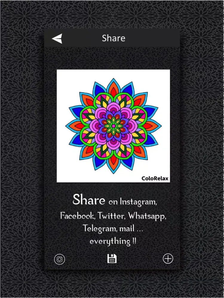 ColoRelax Coloring Mandala iPad 应用截图