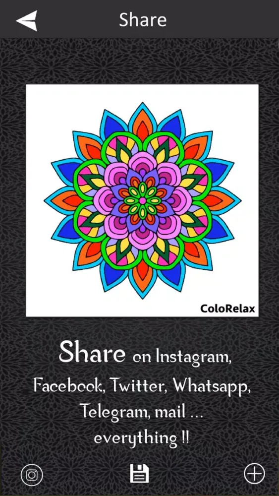 ColoRelax Coloring Mandala应用截图