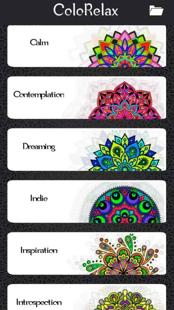 ColoRelax Coloring Mandala应用截图