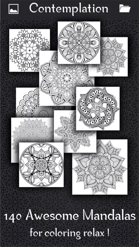 ColoRelax Coloring Mandala应用截图