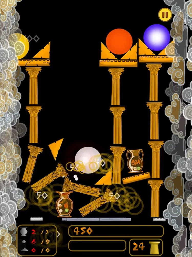 Pandrax ! Pots & balls physic iPad 应用截图