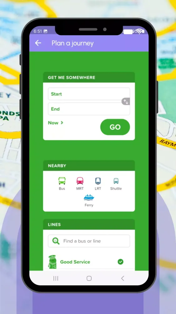 Capturas de pantalla de Singapore Metro Map 2025