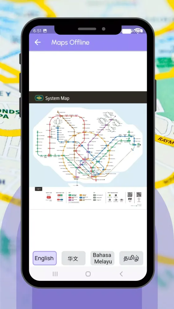 Capturas de pantalla de Singapore Metro Map 2025