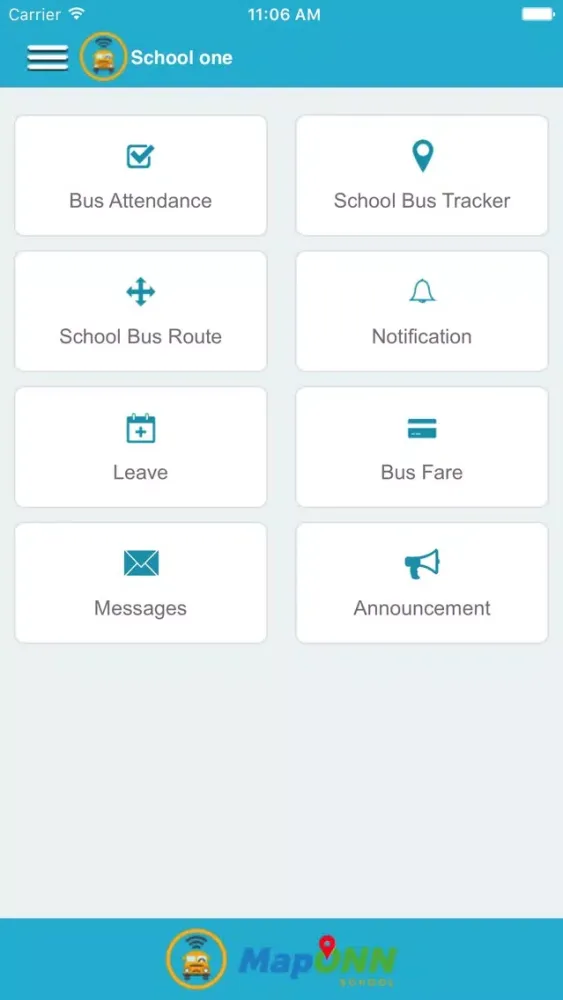 Tangkapan skrin Parent App MapOnnSchool