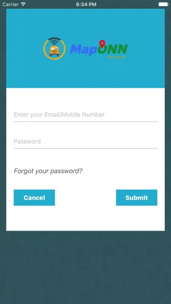 Tangkapan skrin Parent App MapOnnSchool