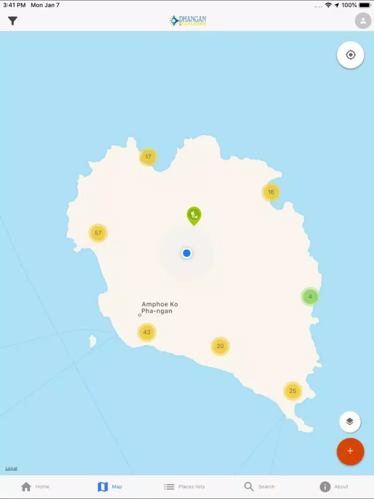 Phangan Explorer’s Guide iPad 应用截图