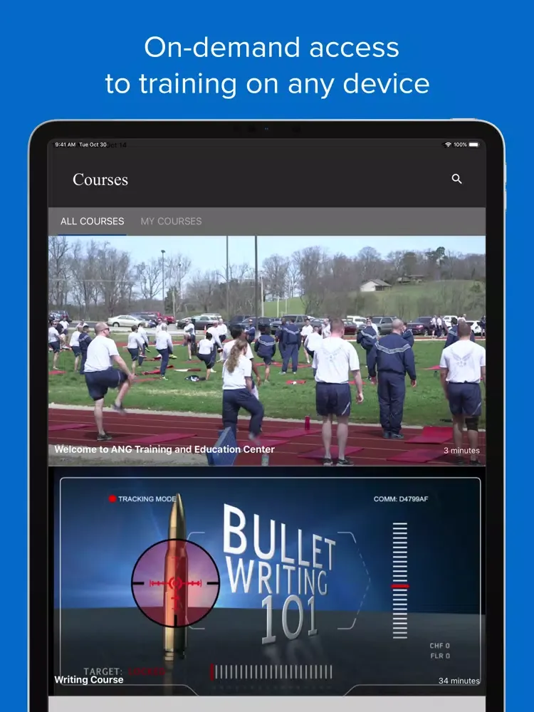 ANG Training iPad 应用截图