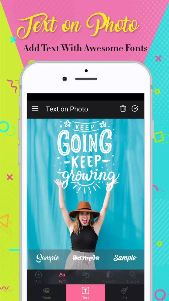 Text On Photo: Textmania &Font Screenshots