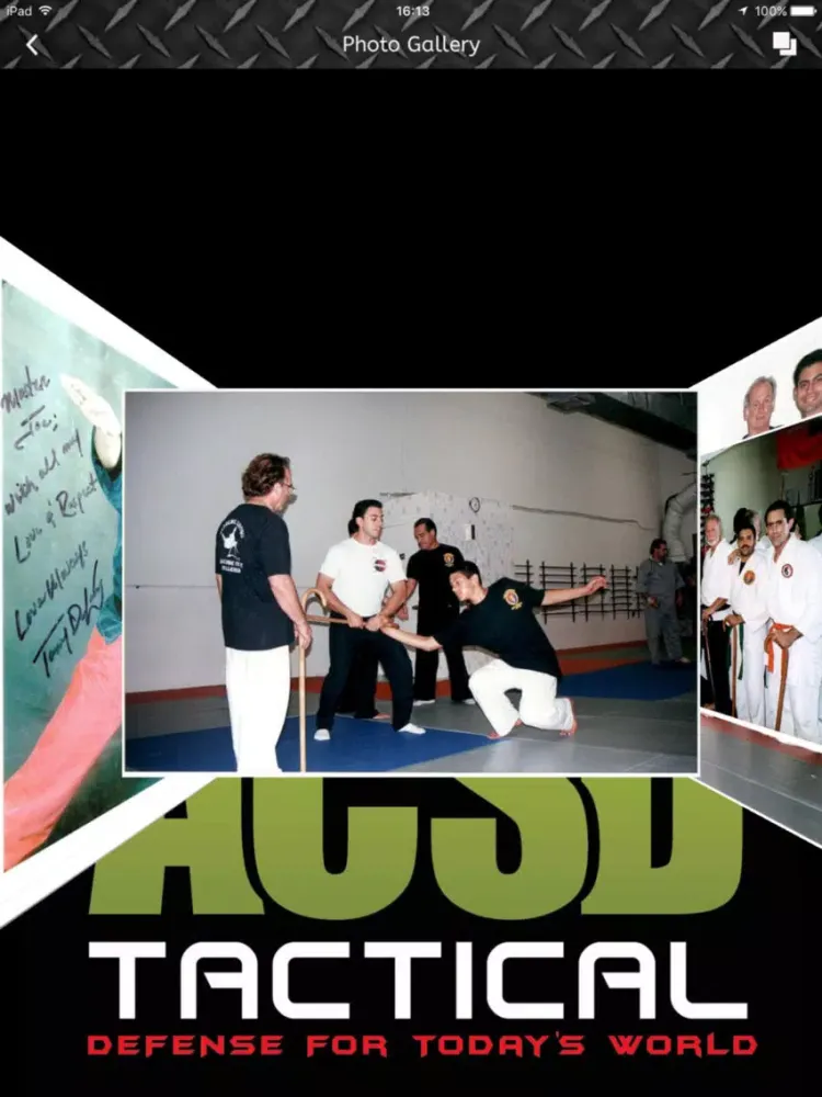 Tangkapan layar American Cane Self Defense iPad 