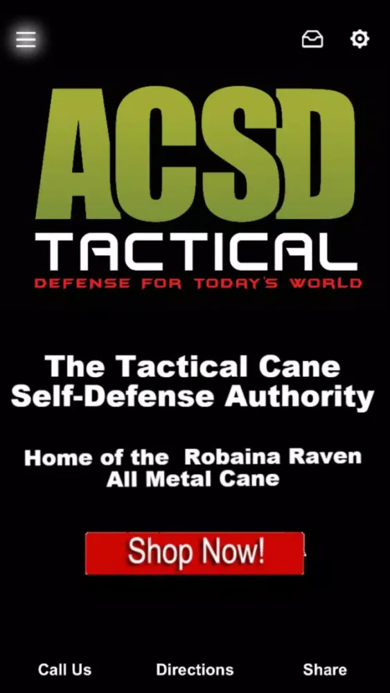 Tangkapan layar American Cane Self Defense