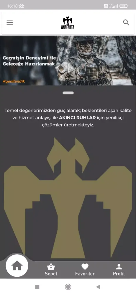 Anafarta سکرین شاٹس