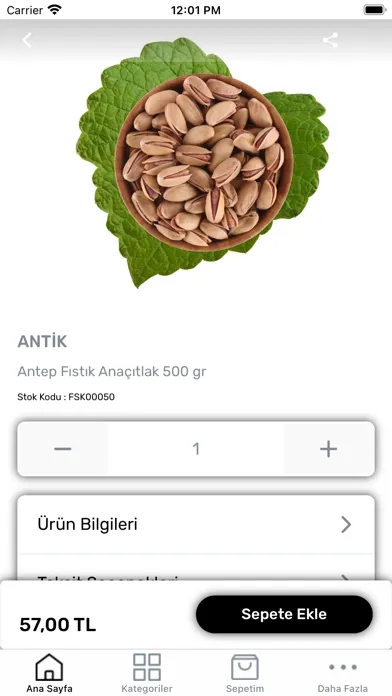 Capturas de pantalla de Antik Kuruyemiş