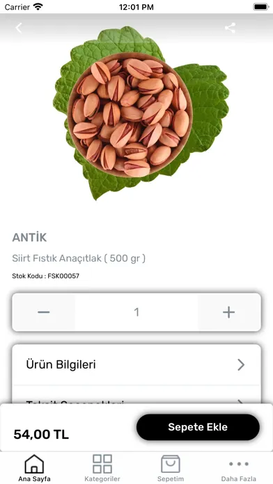 Capturas de pantalla de Antik Kuruyemiş