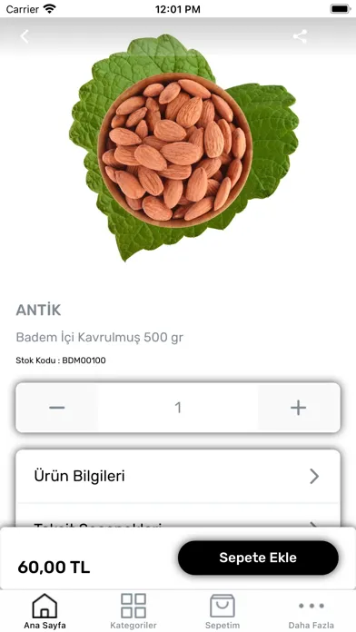 Capturas de pantalla de Antik Kuruyemiş