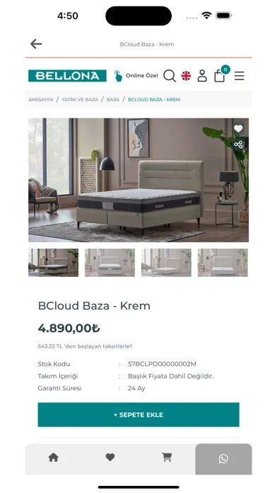 Screenshot di Bellona E-Ticaret