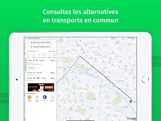 Mappy iPad  स्क्रीनशॉट