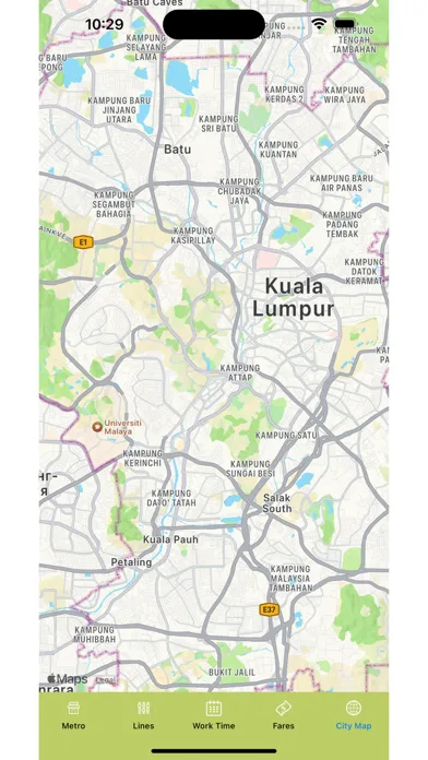 صور Kuala Lumpur Subway Map