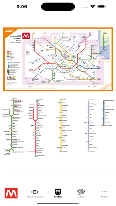 Milan Subway Map سکرین شاٹس