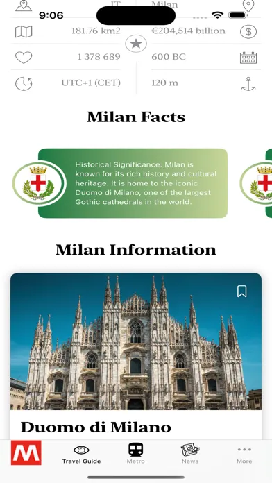 Milan Subway Map سکرین شاٹس